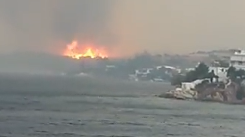 Φωτιά στο Μαρμάρι Ευβοίας: Οριοθετήθηκε το μέτωπο - Ζημιές σε σπίτια [εικόνες - βίντεο]