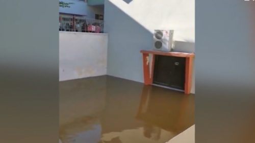 Ζωγράφου: Πλημμύρισε με λύματα το προαύλιο δημοτικού σχολείου