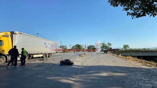 Τραγωδία στην Πέλλα: Μηχανή έπεσε πάνω σε φορτηγό, νεκρός ένας 54χρονος άντρας