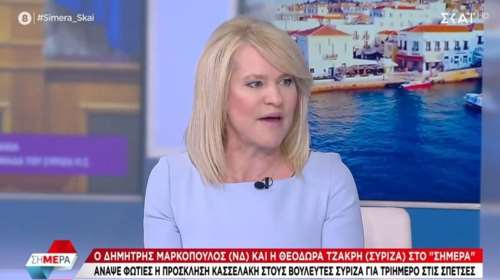 Τζάκρη για το περιβόητο 3ήμερο στις Σπέτσες: Οι βουλευτές θα μείνουν σε ξενοδοχείο που θα πληρωθεί από τον Κασσελάκη