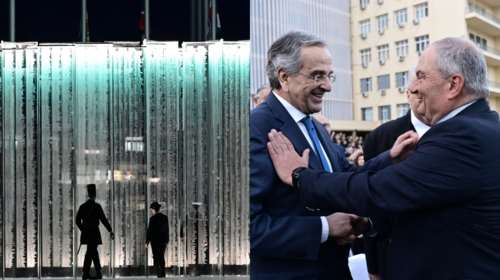 Ο Δένδιας παρουσίασε την Κιβωτό Εθνικής Μνήμης - Παρουσία Καραμανλή και Σαμαρά [εικόνες]