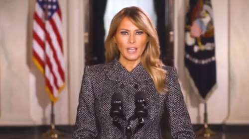 Το "αντίο" της Μελάνια Τραμπ στον αμερικανικό λαό - "Η βία δεν είναι ποτέ δικαιολογημένη" [Βίντεο]