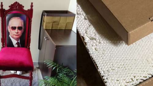 Λαθραία τσιγάρα: Αυτή είναι η καρέκλα "Πούτιν" του αρχηγού του κυκλώματος - "Πρόεδρος" ο αδερφός του