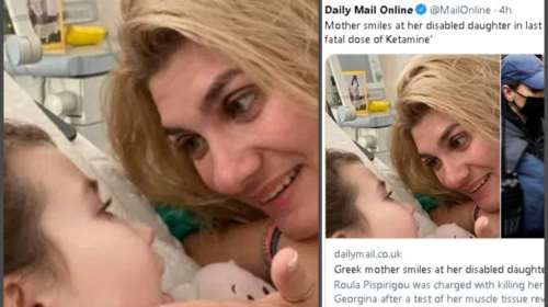 Πάτρα - Η Daily Mail &quot;καρφώνει&quot; την Πισπιρίγκου: Χαμογελά δίπλα στην κόρη της πριν δώσει τη φονική κεταμίνη