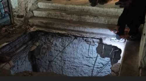 Θεσσαλονίκη: &quot;Έπεσαν πέτρες στο κεφάλι μου&quot;- Δεν έχει σταματήσει να κλαίει η 19χρονη που έπεσε σε τρύπα στο Μπιτ Παζάρ