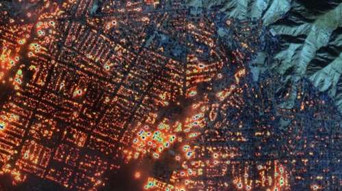 Λος Άντζελες: Συγκλονιστικές εικόνες από δορυφόρο δείχνουν την καταστροφή [βίντεο]