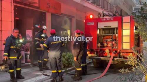 Φωτιά σε εστιατόριο στη Θεσσαλονίκη – Στο νοσοκομείο ο ιδιοκτήτης