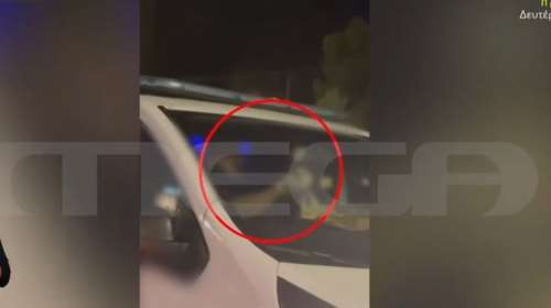 Βίντεο ντοκουμέντο: Οδηγός ασθενοφόρου τρώει πίτσα πάνω στο τιμόνι - Παραλίγο να τρακάρει με μοτοσικλέτα