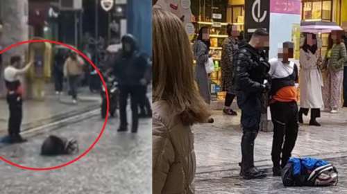 Ερμού: Βίντεο ντοκουμέντο - Η στιγμή της σύλληψης του δράστη που μαχαίρωσε την 22χρονη