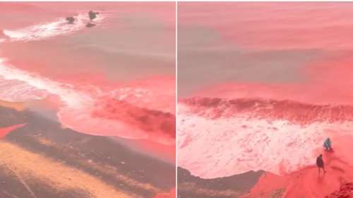 Απόκοσμες εικόνες στο Ιράν με παραλία να βάφεται κόκκινη – Η εξήγηση του Θοδωρή Κολυδά [βίντεο]