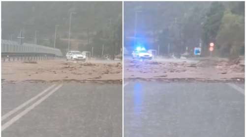 Κακοκαιρία: Έκλεισε η εθνική οδός Ηγουμενίτσας–Πλαταριάς λόγω κατολίσθησης [βίντεο]