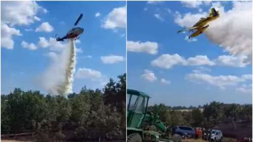 Μεγάλη φωτιά στο Σουφλί: Συναγερμός στην Πυροσβεστική - Στον αέρα τέσσερα αεροσκάφη και πέντε ελικόπτερα