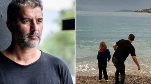 &quot;Σπλάχνο μου&quot;: Ο περήφανος πατέρας Βασίλης Μπισμπίκης για τον κατάξανθο γιο του [εικόνες]