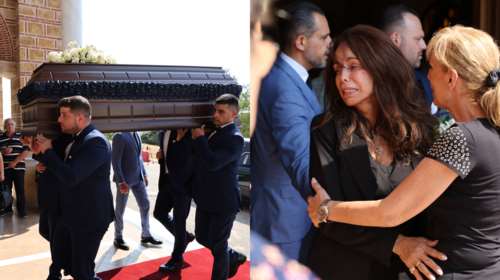 Δημήτρης Ζαρζαβατσίδης: Απαρηγόρητη η Βούλα Πατουλίδου - Το τελευταίο &quot;αντίο&quot; στον Ολυμπιονίκη της άρσης βαρών