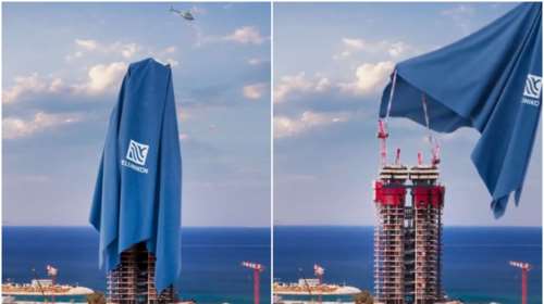 Ελληνικό: Έφτασε στα μισά ο ουρανοξύστης - 113 μέτρα και 25 όροφοι [βίντεο]