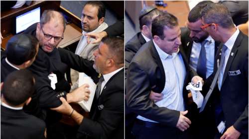 Ομιλία Τραμπ στην Κνεσέτ: Δύο βουλευτές τον αποδοκίμασαν και αποβλήθηκαν - Η αντίδραση του προέδρου των ΗΠΑ [βίντεο]