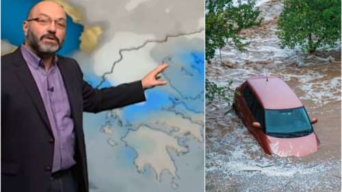 Αρναούτογλου για κακοκαιρία Daniel στη Μαγνησία: Προσοχή, προσοχή, προσοχή! - Δεν έχω δει παρόμοια ύψη βροχής στη ζωή μου