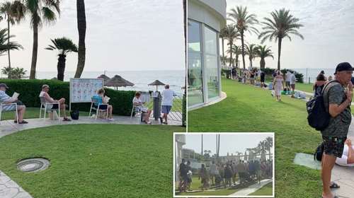 Ισπανία: Η μάχη της ξαπλώστρας στην Κόστα ντελ Σολ - Τουρίστες περιμένουν από τις 6.30 το πρωί για μια θέση στον ήλιο