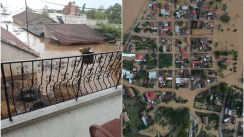 Υπέρεια Φαρσάλων: Τα νερά και η λάσπη έφτασαν και πάλι στις στέγες των σπιτιών [εικόνες - βίντεο]