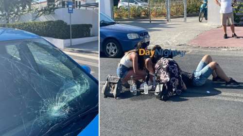 Γερμανός τουρίστας στην Κρήτη έτρεχε να προλάβει το λεωφορείο και τον χτύπησε αμάξι [εικόνες]