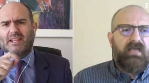 Χαμός στον αέρα του ΣΚΑΪ με Μαρκόπουλο και διευθυντή της Αυγής: &quot;Είσαι περιφερόμενο fake news&quot; - &quot;Είσαι αστείος, ντροπή&quot;