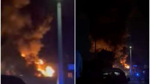 Πυρκαγιά στον Ασπρόπυργο: Συναγερμός στην Πυροσβεστική - Στις φλόγες απορρίμματα και υλικά ανακύκλωσης σε εργοστάσιο [βίντεο]