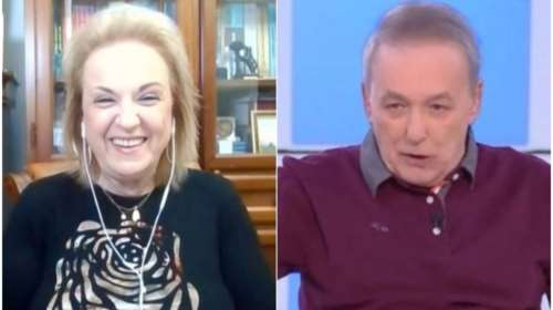 O Ανδρέας Μικρούτσικος &quot;τρελαίνει&quot; τη Ματίνα Παγώνη: &quot;Είσαι η πιο ναζιάρα επιστημόνισσα&quot; - &quot;Έλεος, πρωί πρωί&quot; [βίντεο]