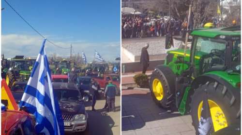 Αποφασισμένοι οι αγρότες: Βγήκαν στους δρόμους σε Φάρσαλα και Φλώρινα - Έριξαν γάλα και ζωοτροφές στον δρόμο