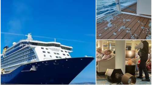 Κρουαζιέρα τρόμου για 1.000 επιβάτες: Επεσε σε καταιγίδα, &quot;οι επιβάτες ούρλιαζαν για τη ζωή τους&quot; [εικόνες - βίντεο]