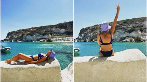 Μαρία Μπεκατώρου: Ξέγνοιαστες διακοπές σε νησί των Κυκλάδων - Πιο αέρινη από ποτε η παρουσιάστρια [εικόνες]