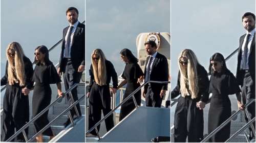 Τσάρλι Κερκ: Χέρι - χέρι η χήρα του με τη σύζυγο του Αμερικανού αντιπροέδρου, η πρώτη εμφάνιση μετά τον φόνο [βίντεο]