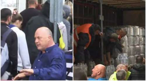 Κακοκαιρία Daniel: Ο κόσμος περιμένει σε ατελείωτες ουρές για μια 6άδα εμφιαλωμένο νερό...  [βίντεο]