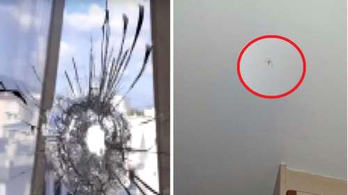 Κορωπί: Αδέσποτη σφαίρα καρφώθηκε σε παιδικό δωμάτιο - Έσπασε το τζάμι και τρύπησε το ταβάνι [εικόνες-βίντεο]
