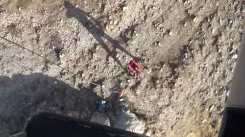 Αγιο Όρος: Βίντεο από τη διάσωση ορειβάτη με Super Puma στο όρος Άθως