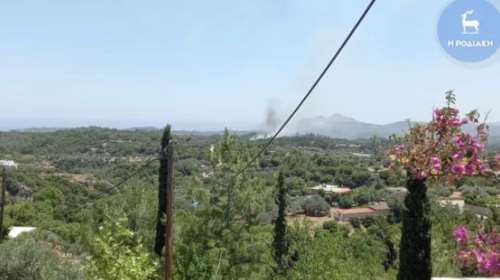 Υπό έλεγχο η φωτιά στη Ρόδο στην Ψίνθο