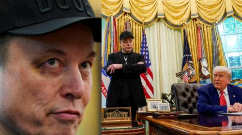 Με μαυρισμένο μάτι ο Ίλον Μασκ στον Λευκό Οίκο - Οι ερωτήσεις των δημοσιογράφων και η εξήγηση που έδωσε