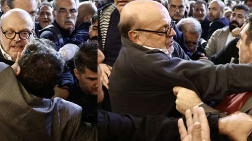 ΣΥΡΙΖΑ: Σκηνές απείρου κάλλους στο Γκάζι - Σπρωξίματα και καβγάδες με &quot;πρωταγωνιστή&quot; τον Αντώναρο [εικόνες-βίντεο]