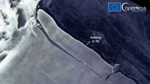 Ανταρκτική: Αποκολλήθηκε το μεγαλύτερο παγόβουνο στον κόσμο - Μοιάζει με... σιδερώστρα - Πιο μεγάλο από την Εύβοια