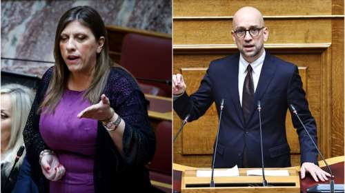 "Γης μαδιάμ" η Βουλή από Κωνσταντοπούλου και Μπάρκα για τη λίστα ομιλητών - "Κατέβασαν" την Λινού από το βήμα