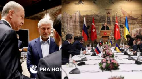 Διαπραγματεύσεις Ουκρανών και Ρώσων στην Κωνσταντινούπολη - Oικοδεσπότης ο Ερντογάν, παρών ο Αμπράμοβιτς [εικόνες]