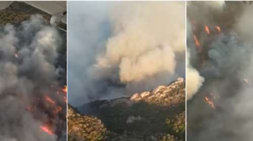 Φωτιές: Δεκαεπτά εναέρια μέσα και το Beriev επιχειρούν στην Εύβοια - Συγκλονιστικό βίντεο μέσα από τον ρωσικό γίγαντα