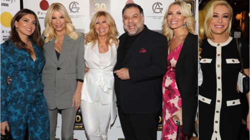 Τα φλοράλ, τα καρό και η πιο στιλάτη: Συνωστισμός παρουσιαστριών στο πάρτι της Κουτσελίνη