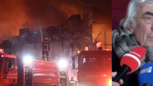 Κορωπί: Κάηκε ολοσχερώς το εργοστάσιο της &quot;Καραμολέγκος&quot; - &quot;Ευτυχώς δεν ήταν κανείς μέσα, πρόλαβαν να βγουν&quot; είπε ο ιδιοκτήτης [εικόνες-βίντεο]