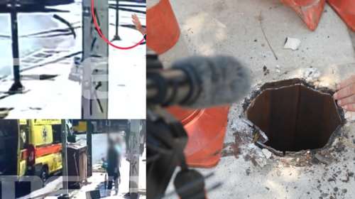 Νέα Φιλαδέλφεια: Βίντεο ντοκουμέντο - Η στιγμή που η κολώνα σπάει και πέφτει πάνω στη 14χρονη - Ήταν σκουριασμένη