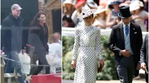 Επιτέλους, η Κέιτ Μίντλετον εμφανίστηκε: Αδυνατισμένη, με κολάν, σνίκερς και ολόισια μαλλιά μαζί με τον Γουίλιαμ