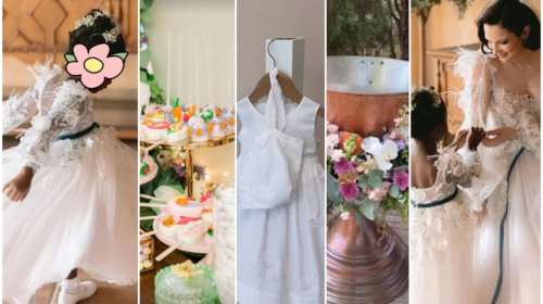 Ευγενία Δημητροπούλου: Η παραμυθένια βάφτιση της κόρης της, τα αριστοκρατικά βαφτιστικά και τα γλυκά έργα τέχνης