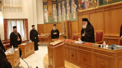 &quot;Αδειάζει&quot; τον Αμβρόσιο η Ιερά Σύνοδος για αφορισμό Μητσοτάκη, Κεραμέως, Χαρδαλιά: &quot;Μόνον εμείς μπορούμε να αφορίζουμε&quot;