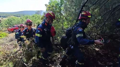 Φωτιά στη Ριτσώνα: Οι δασοκομάντος εν δράσει - Καταλυτικός ο ρόλος στον περιορισμό της πυρκαγιάς [βίντεο]