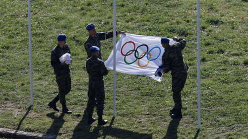 Κλειστή για το κοινό η τελετή αφής της Ολυμπιακής Φλόγας στη Ολυμπία