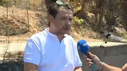 Φωτιά στην Πεντέλη: Συγκλονίζει ο Σταύρος Νικολαΐδης -  &quot;Δεν τολμάω να φέρω το παιδί μου να δει τι έγινε&quot; [βίντεο]